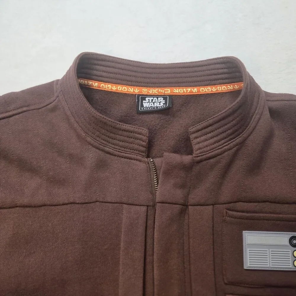 Star Wars Galaxy’s Edge Resistance Rebel Jacket Brown Disney World Size XL